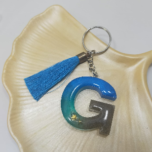 G resin letter beach style