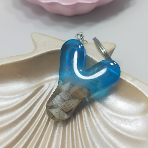 Y resin letter beach style