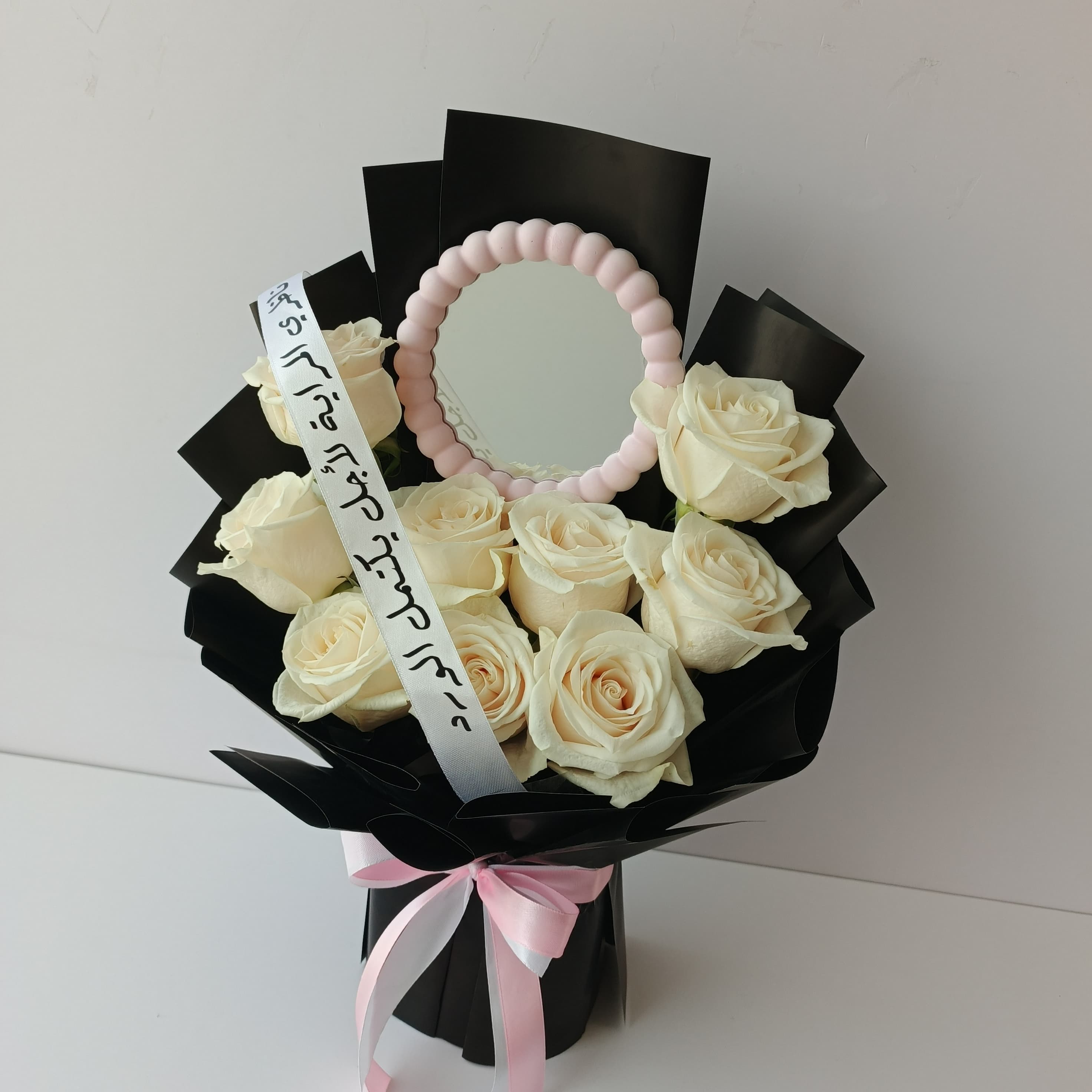 Mirror flowers bouquet