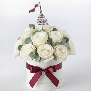 Qatar National day flowers box