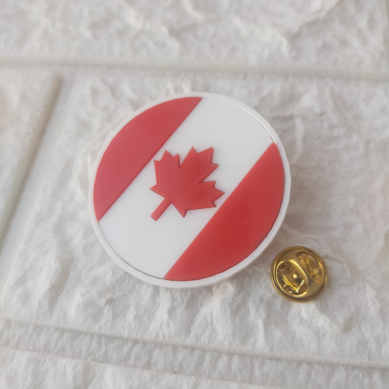 Acrylic Canada Brooch Fans
