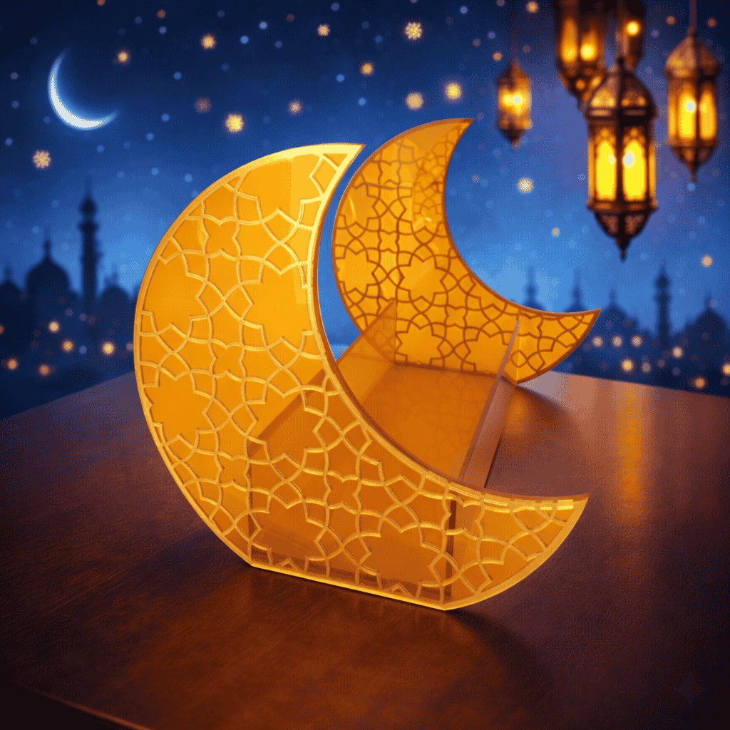 Acrylic tray Ramadan