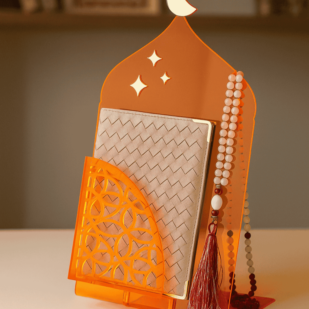 Acrylic Quran Stand with accessories
