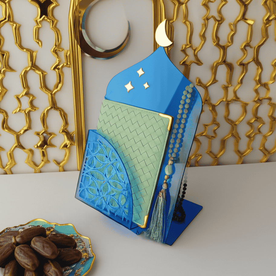 Acrylic Quran Stand with accessories