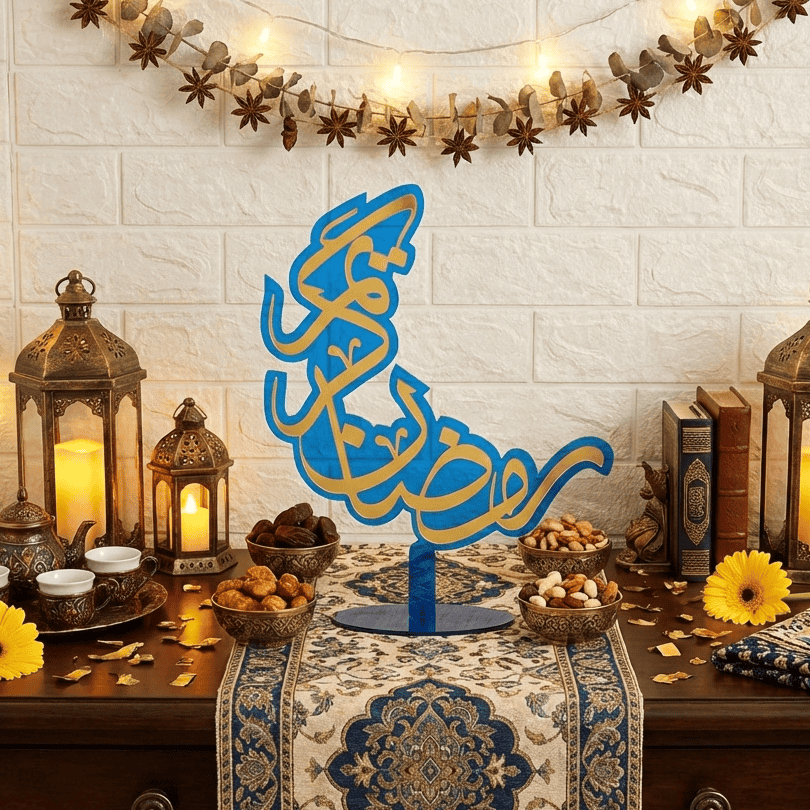 Acrylic Ramadan stand decoration