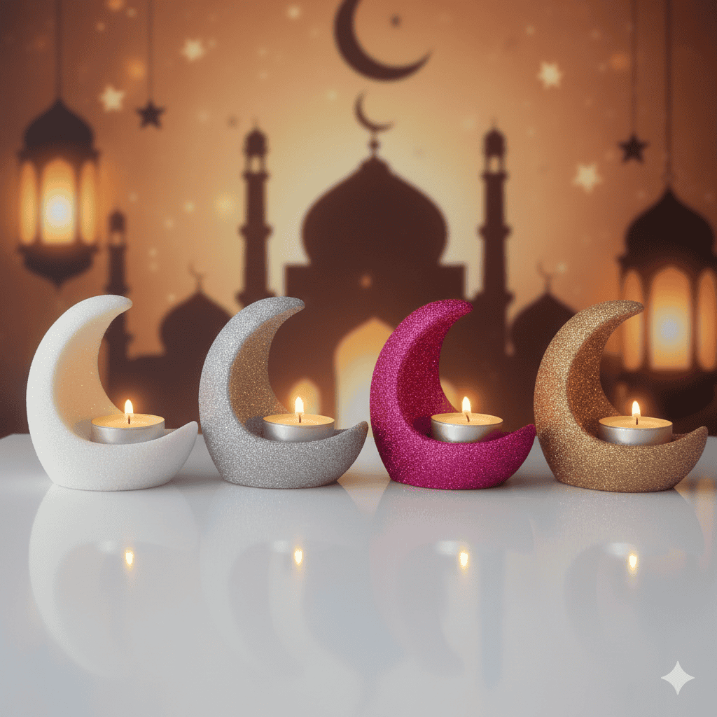 4 pcs diffrenent color Ramadan lantern