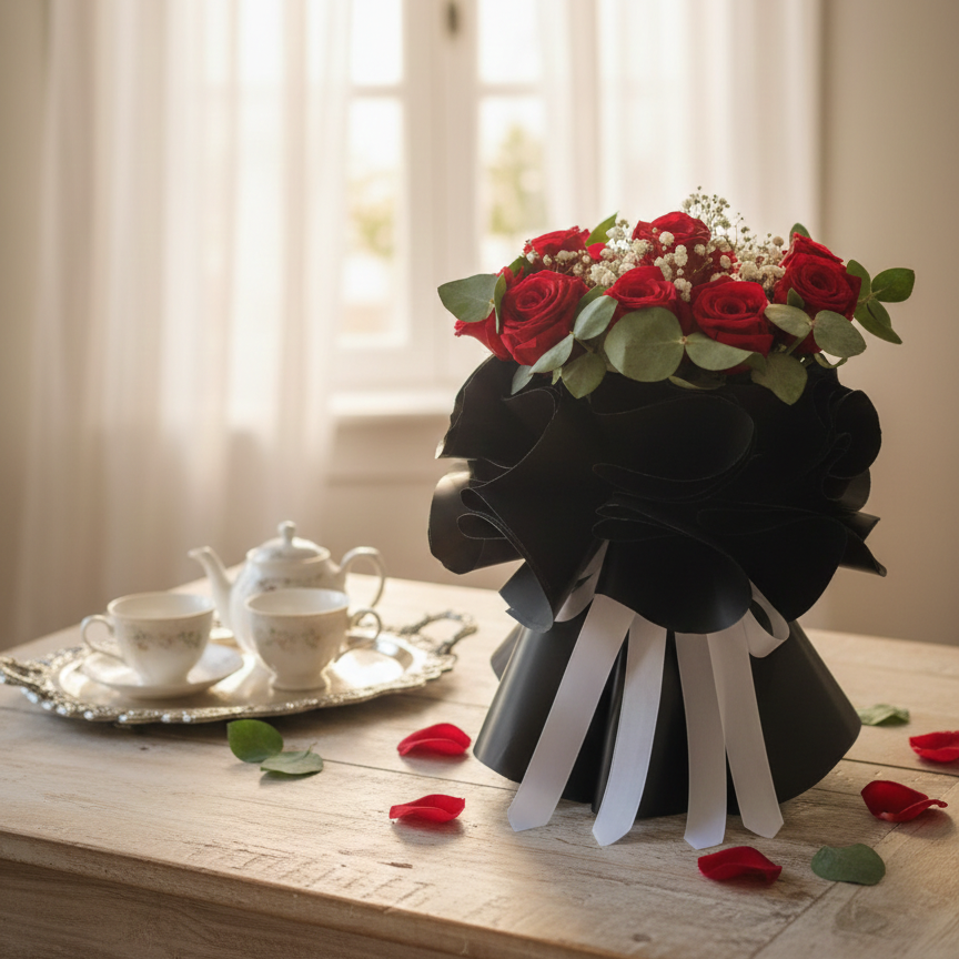 Standing Stylish VIP flowers bouquet