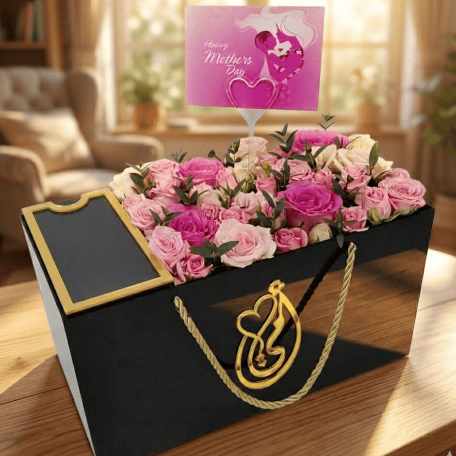 Mother's day flowers with money card