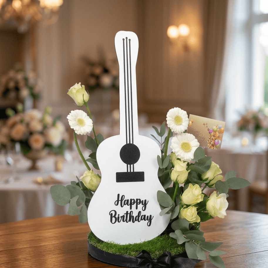 Guitar flowers