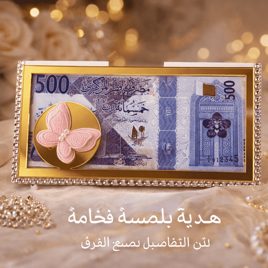 VIP money arcylic card - Pink Gold