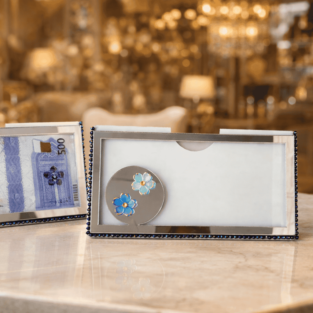 VIP money card acrylic silver